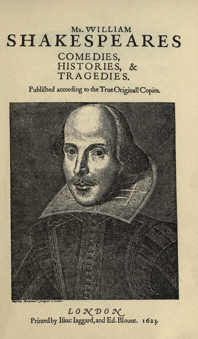 Cover of the complete works of William Shakespeare