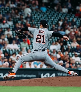 Tigers pitcher Jackson Jobe