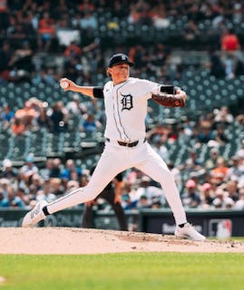 Tigers pitcher Reese Olson